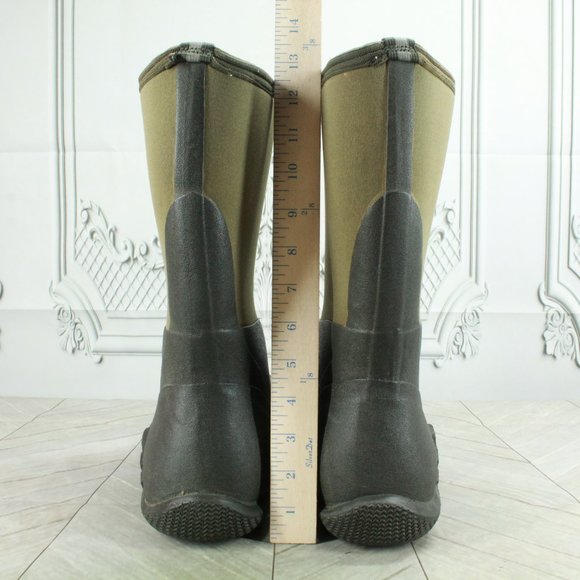 The Original Muck Boot Company Unisex Green Rubber Waterproof Rain Boots 12-12.5 - Picture 6 of 9